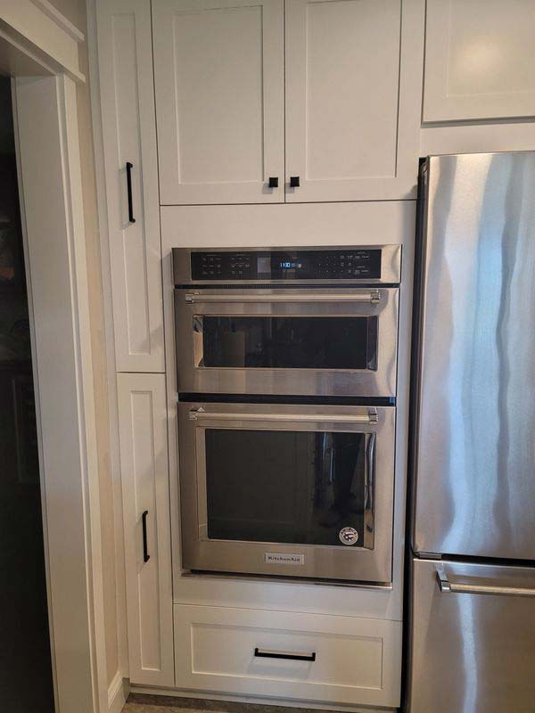 Custom Cabinets with Double Oven